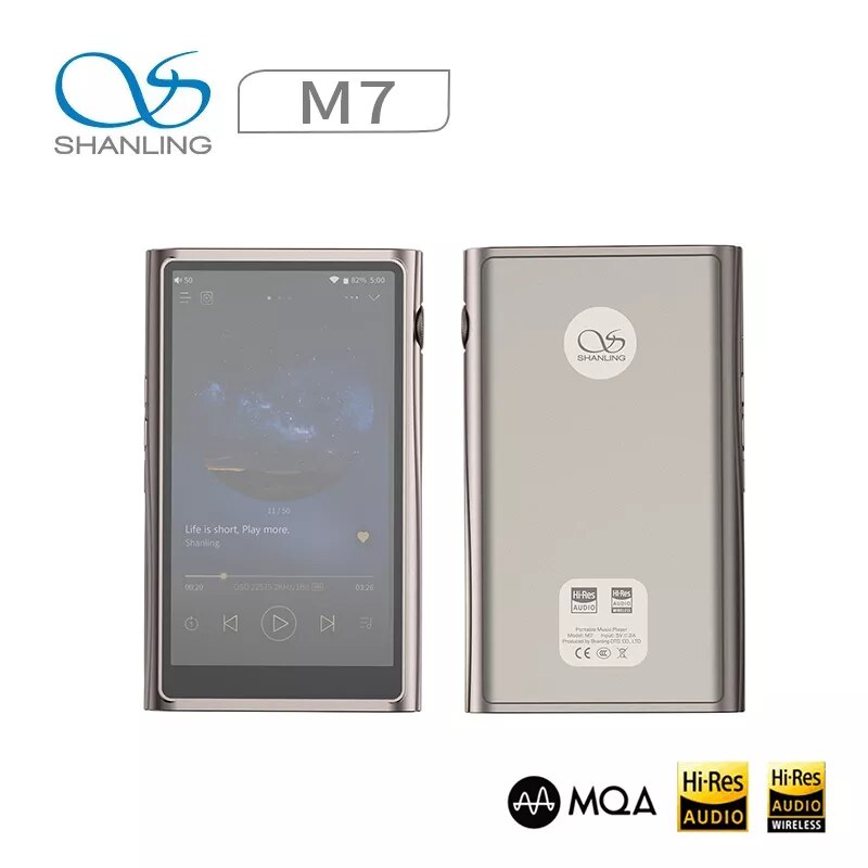 SHANLING M7 ESS ES9038PRO DAC Portable Hi-Res Music Player 32Bit 768kHz DSD512