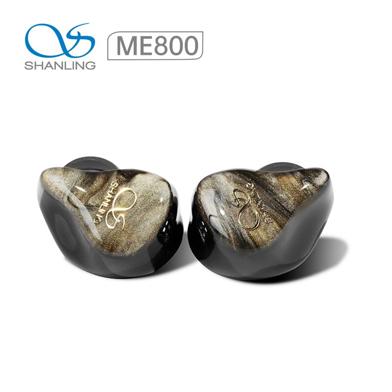 SHANLING ME800 Earphone 2DD+4BA Hybrid High-End MMCX IEM With 2.5/3.5/4.4mm Interchangeable connector Earbuds