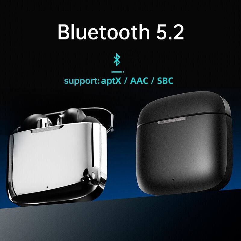 SHANLING MTW200 TWS Ture Wireless Earphone Bluetooth 5.2Waterproof Sports Earbud Headset Support Aptx AAC SBC