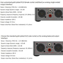 SONCOZ LA-QXD1 Full Balanced USB DAC ES9038Q2M with XLR RCA Output Optical Digital to Analog Converter USB Opt Coax Input