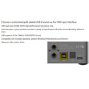 SONCOZ LA-QXD1 Full Balanced USB DAC ES9038Q2M with XLR RCA Output Optical Digital to Analog Converter USB Opt Coax Input