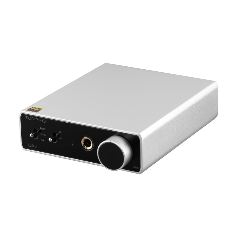 2022 NEW TOPPING L30II Headphone Amplifier AMP 6.35MM NFCA 3 Step Gain Settings HiFi AMP RCA Hi-Res Preamplifier for E30II