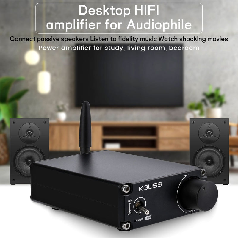 KGUSS D70 MA12070 MINI HIFI Class D Digital Amplifier Supports Bluetooth 5.0 70W *2