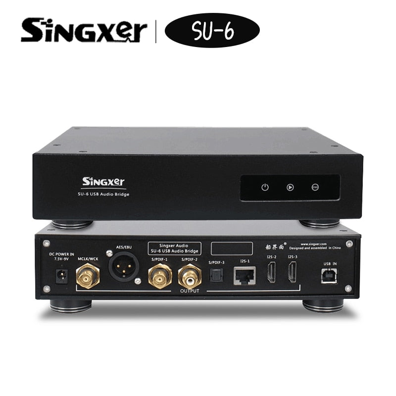Singxer SU-6 Audio Interface XMOS XU208 CPLD Femtosecond Clock USB Digital Interface SU6