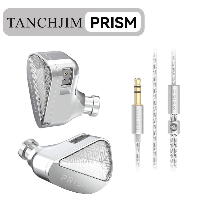 TANCHJIM Prism Flagship Hi-Fi Hybrid IEM 10mm Dynamic Dual Balanced Armature Sonion Driver Earphones