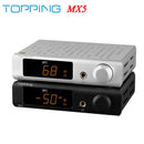 TOPPING MX5 MA12070 Class D Audio Power Amplifier Full Balanced TRS 384kHz DSD256 HIFI USB DAC NFCA Headphone Amp 70W*2