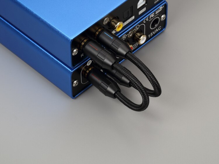 TOPPING TCR2 6N Single Crystal Copper Gold-Plated RCA Professional Au