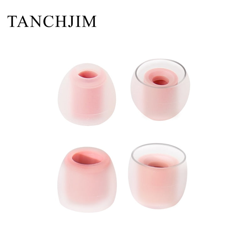 Tanchjim T-APB T300 Earphone tips Treble/ Bass Enhancing Air Pressure Balance Silicone Eartips 1 Card 2 Pairs ( T300B+T300T)