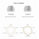 Tanchjim T-APB T300 Earphone tips Treble/ Bass Enhancing Air Pressure Balance Silicone Eartips 1 Card 2 Pairs ( T300B+T300T)