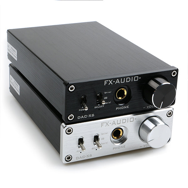 FX-AUDIO DAC-X6 MINI HiFi 2.0 Digital Audio Decoder USB DAC Headphone Amplifiers