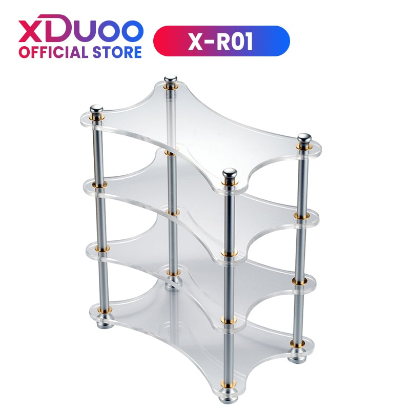 XDUOO X-R01 Multilayer Acrylic XR01 HIFI Rack Suitable for Stacking Small Amps, Decoders for MT-602 MT-604 MU-604 etc.