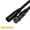 Xlr Cable Male to Female Hifi XLR Cable High Quailty 3 Pin XLR Male to XLR Female Audio Cable Microphone Extension Cable Speaker