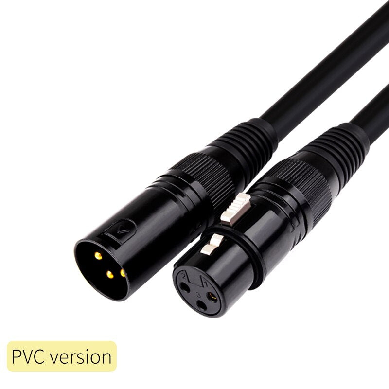 Xlr Cable Male to Female Hifi XLR Cable High Quailty 3 Pin XLR Male to XLR Female Audio Cable Microphone Extension Cable Speaker