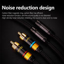 YYTCG 2RCA to 2RCA Interconnect Cable For Amplifier DAC TV DVD High-Performance Premium Hi-Fi Audio Cable HiFi RCA audio Cable