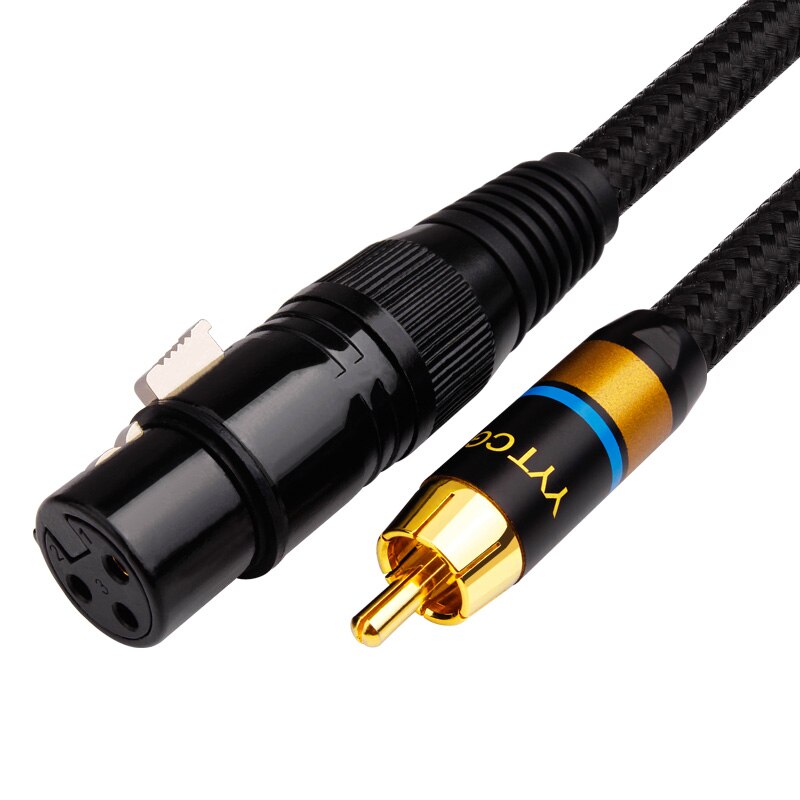 YYTCG Hifi RCA to XLR Cable High Quality 4N OFC  RCA Male to  XLR Male Cable