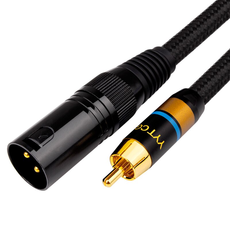 YYTCG Hifi RCA to XLR Cable High Quality 4N OFC  RCA Male to  XLR Male Cable