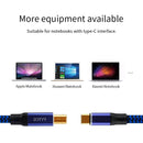 YYTCG Hifi USB Cable Type C to Type B 6N OCC Hifi Data Cable Universal Data Line USB Audio Cable